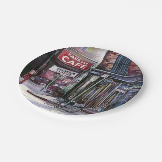 Fanelli Charm, New York City Papieren Bordje (Gekanteld)