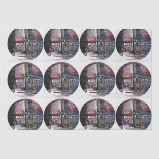 Fanelli Charm, New York City Tissuepapier (Voorkant)