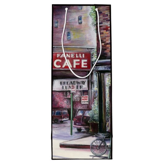 Fanelli Charm, New York City Wijn Cadeautas (Achterkant)