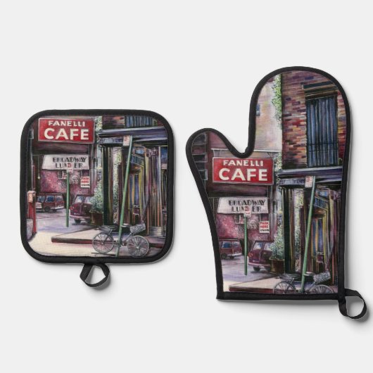 Fanelli Charm Ovenwant & Pannenlap Set (Voorkant)