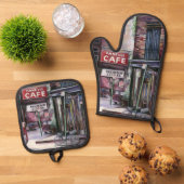 Fanelli Charm Ovenwant & Pannenlap Set (Top down)