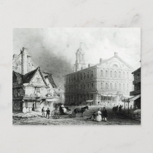 Faneuiel Hall, Boston Briefkaart (Voorkant)