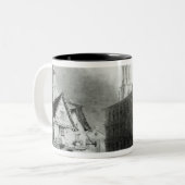 Faneuiel Hall, Boston Tweekleurige Koffiemok (Voorkant links)