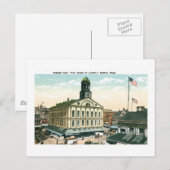 Faneuil Hall, Boston, Mass Briefkaart (Voorkant / Achterkant)