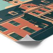 Faneuil Hall Boston Minimalist Art Poster (Hoek)