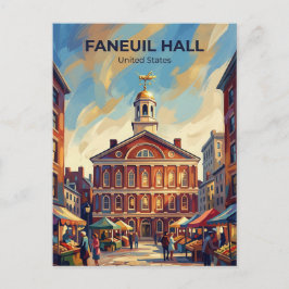 Faneuil Hall Massachusetts Briefkaart