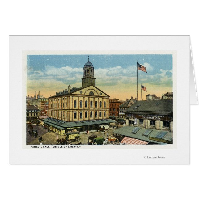 Faneuil Hall Uitzicht, The Cradle of Liberty (Voorkant Horizontaal)