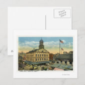 Faneuil Hall Uitzicht, The Cradle of Liberty Briefkaart (Voorkant / Achterkant)