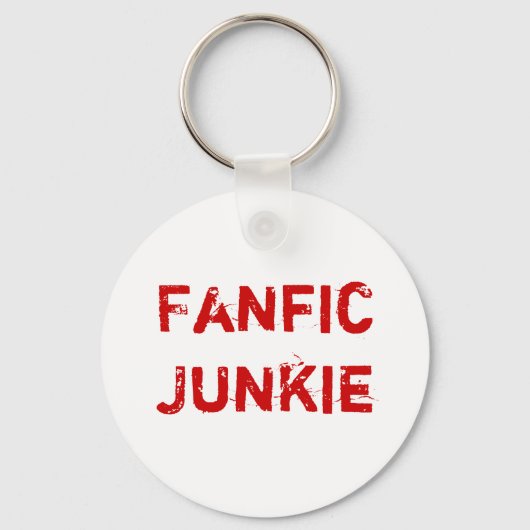 Fanfic Junkie Sleutelhanger (Voorkant)