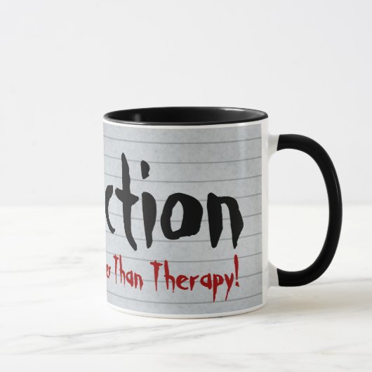 Fanfictie goedkoper dan therapie mok (Rechts)
