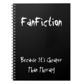 FanFiction-laptop Notitieboek (Voorkant)