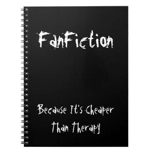 FanFiction-laptop Notitieboek (Voorkant)