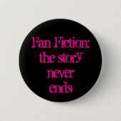 FanFiction Ronde Button 5,7 Cm (Voorkant)