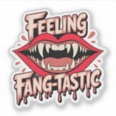 Fang-achtige sticker (Voorkant)