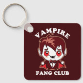 Fang Club | Funny Pun en Cute Vampire Sleutelhanger (Voorkant)