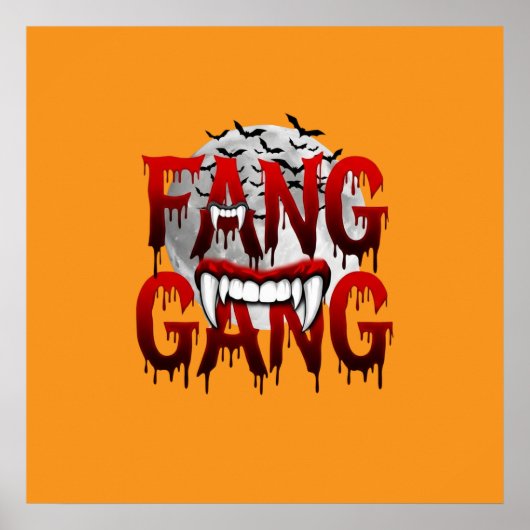 Fang Gang T-shirt Poster (Voorkant)