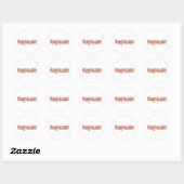 Fang-tastische geschenken ronde sticker (Vel)