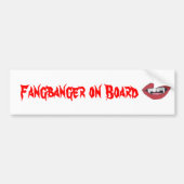 Fangbanger aan boord bumpersticker (Voorkant)