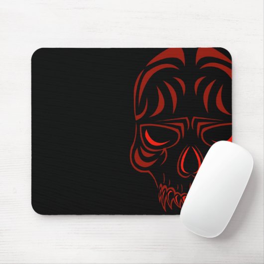 Fanged Skull Mousepad Muismat (Met muis)