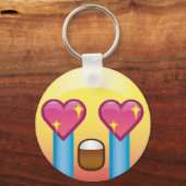 Fangirl Excuses Happy Emoji Sleutelhanger (Voorkant)