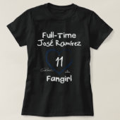 Fangirl Jose Ramirez Cleveland MLBPA T-shirt (Design voorkant)