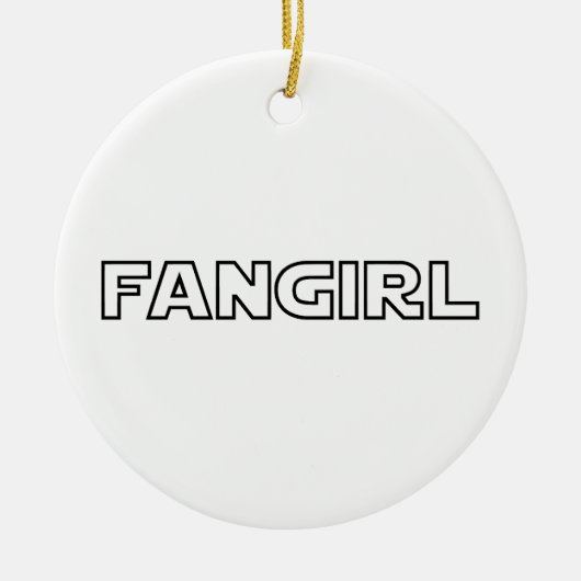 FANGIRL KERAMISCH ORNAMENT (Voorkant)