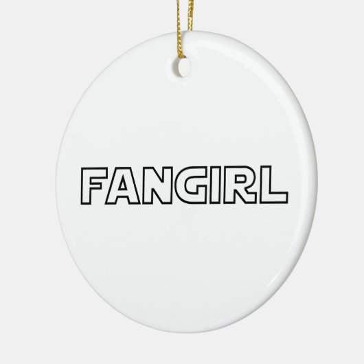 FANGIRL KERAMISCH ORNAMENT (Links)