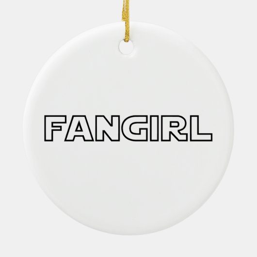 FANGIRL KERAMISCH ORNAMENT (Achterkant)