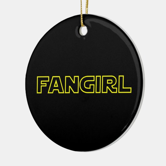 FANGIRL KERAMISCH ORNAMENT (Links)