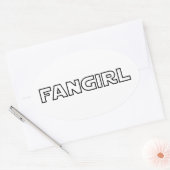 FANGIRL OVALE STICKER (Envelop)