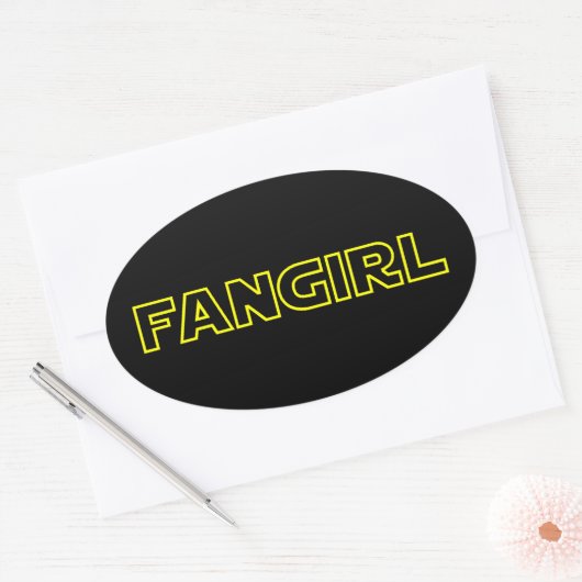 FANGIRL OVALE STICKER (Envelop)