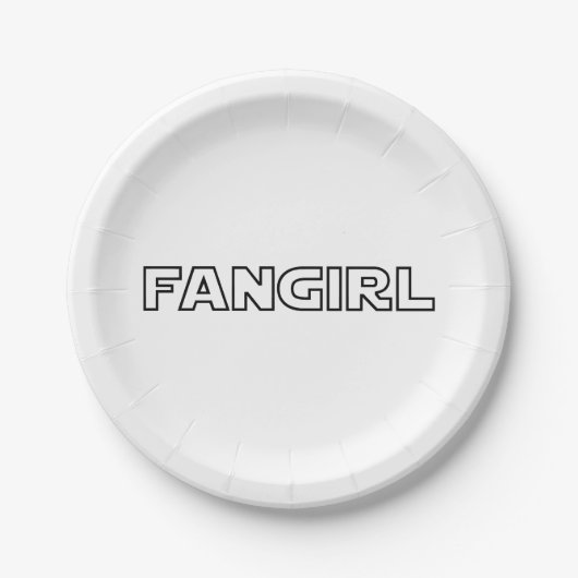 FANGIRL PAPIEREN BORDJE (Voorkant)