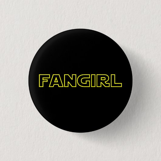 FANGIRL RONDE BUTTON 3,2 CM (Voorkant)