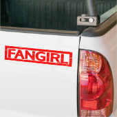 Fangirl Stamp Bumpersticker (Op Truck)