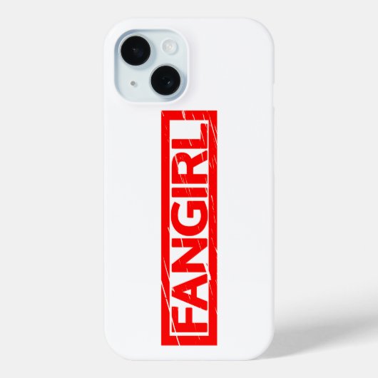 Fangirl Stamp Case-Mate iPhone Case (Achterkant)