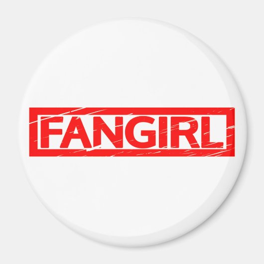 Fangirl Stamp Magneet (Voorkant)