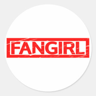 Fangirl Stamp Ronde Sticker