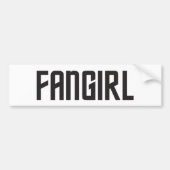 FangirlBumpersticker Bumpersticker (Voorkant)