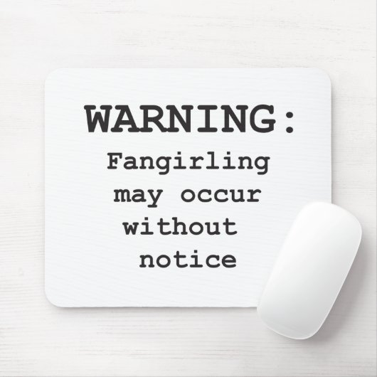 Fangirling Muismat (Met muis)