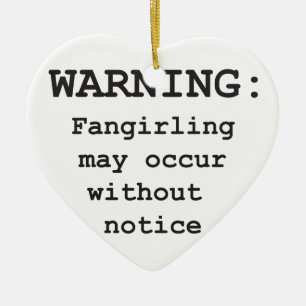 Fangirling-versiering Keramisch Ornament