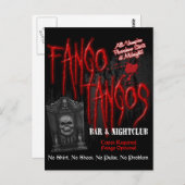 Fango Tangos Vampire Nightclub Briefkaart (Voorkant / Achterkant)