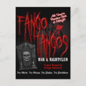 Fango Tangos Vampire Nightclub Briefkaart (Voorkant)