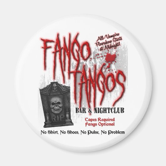 Fango Tangos Vampire Nightclub Magneet (Voorkant)