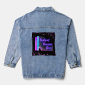 FanGrrrl Romance Recs Denim jas voor dames Denim Jacket (Achterkant)