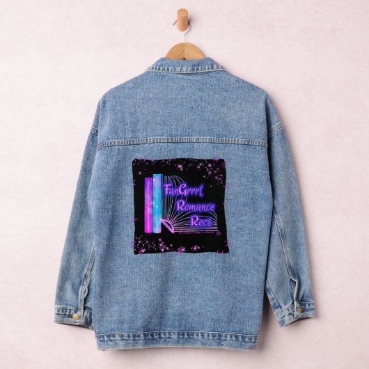 FanGrrrl Romance Recs Denim jas voor dames Denim Jacket (Hangar)