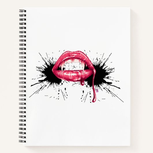 Fangs Splash Notitieboek (Voorkant)