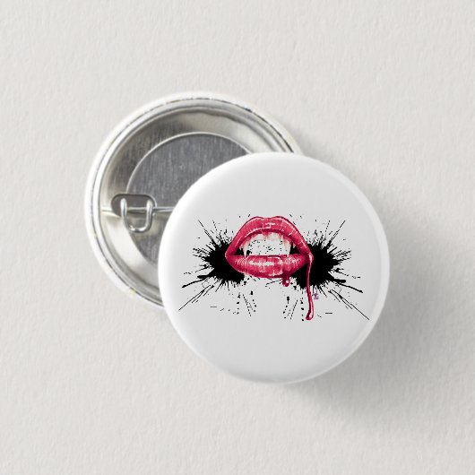 Fangs Splash Ronde Button 3,2 Cm (Voorkant /achterkant)