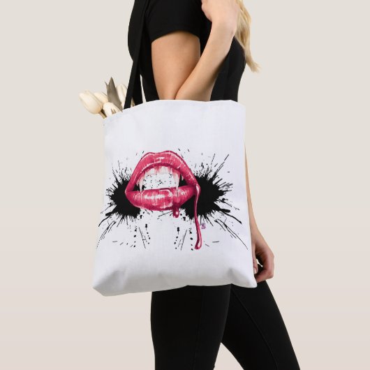 Fangs Splash Tote Bag (Dichtbij)