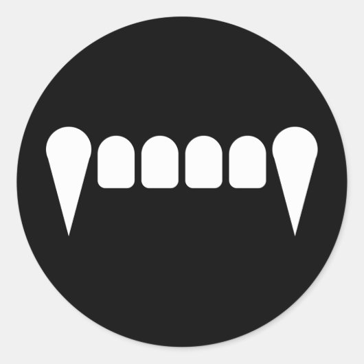 Fangs Sticker (Voorkant)