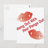 Fangs uit briefkaart (Voorkant / Achterkant)